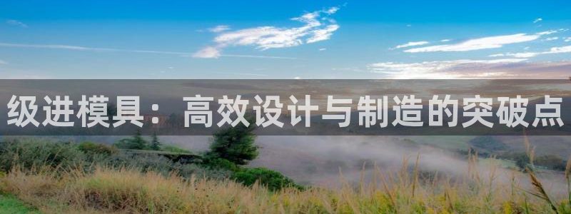 太阳集团网站多少：级进模具：高效设计与制造的突破点