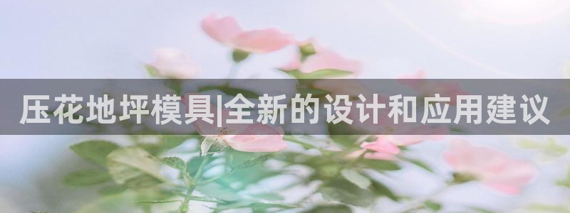 太阳成集团游戏：压花地坪模具|全新的设计和应用建议
