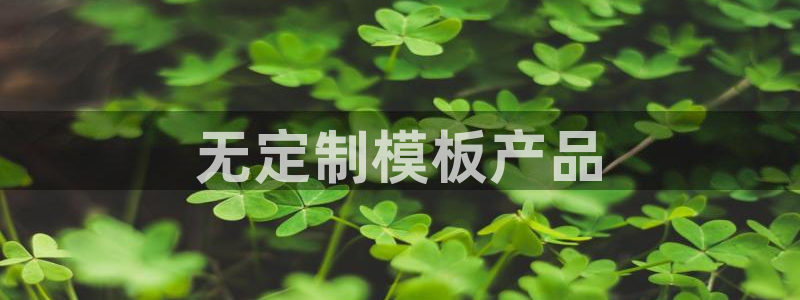 太阳集团城娱6543官网：无定制模板产品