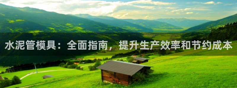 太阳集团影视：水泥管模具：全面指南，提升生产效率和节约成本
