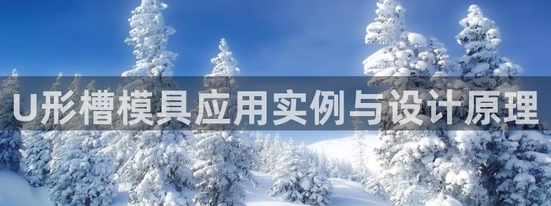 太阳gg登录首页：U形槽模具应用实例与设计原理