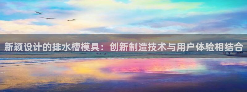 太阳集团网站5017：新颖设计的排水槽模具：创新制造技术与用